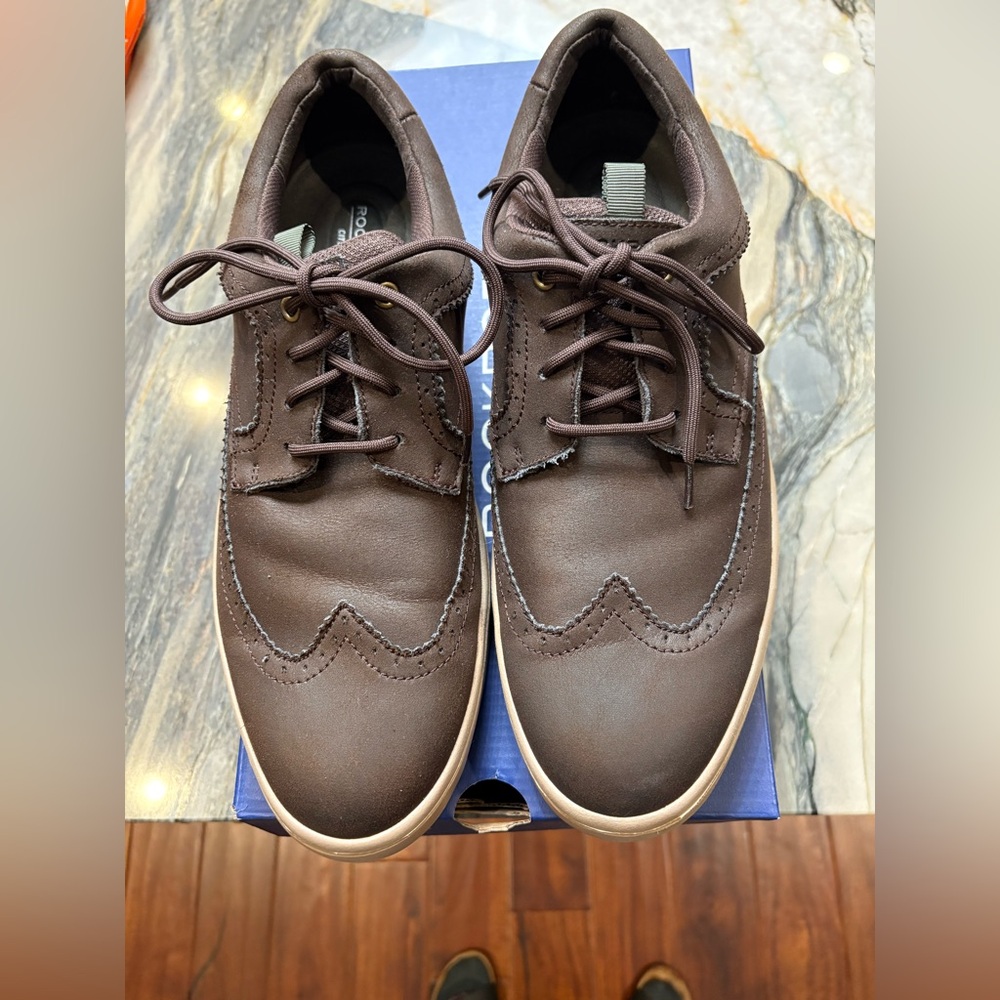 Rockport Men's Dark Brown Oxfords, Size 11M